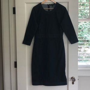 Banana Republic Denim Three-Quarter Sleeve Dress
